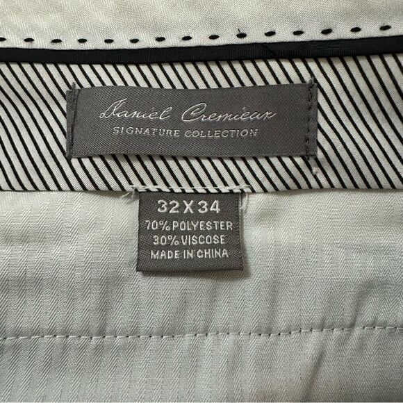 Daniel Cremieux Signature Collection Dark Gray Dress Pants Size 32 x 34 - Picture 3 of 3